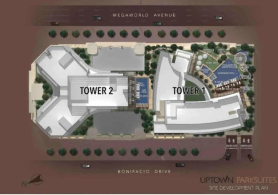 Apartment Luxe 1Br W/ Balcony @ Uptown Parksuites Manila