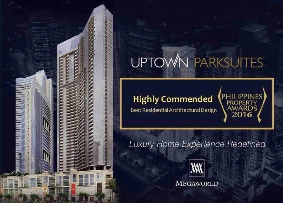 Luxe 1Br W/ Balcony @ Uptown Parksuites Manila 0*,